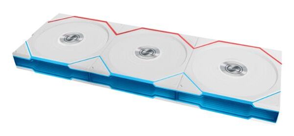ELKO: 1453386 Lian Li korpuse ventilaator 120mm LCD 3tk valge G99.12TLLCD1W3W.00