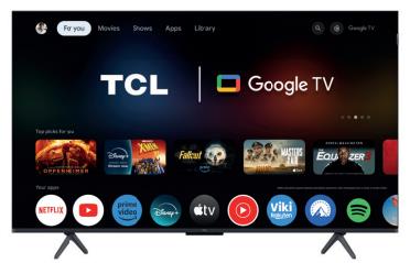 TCL 50C61K | 50” QD-Mini LED 4K Smart TV | Google TV | UHD