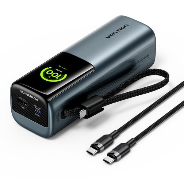 VENTION akupank 20000mAh 165W TFT ekraaniga hall FKFH0