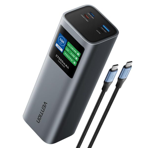 VENTION Power Bank 27000mAh 140W kiirlaadija FKEH0