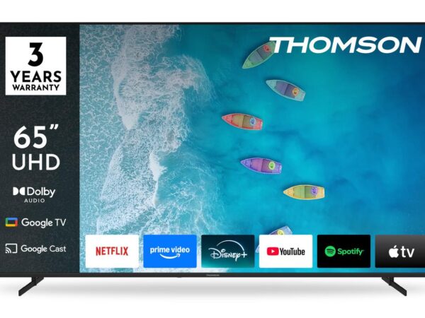 Thomson 65UG4S15 | 65” LED 4K Smart TV | Google TV | UHD