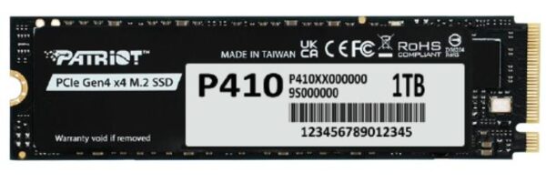Patriot Memory 1TB NVMe SSD M.2 P410 (P410P1TBM28H)