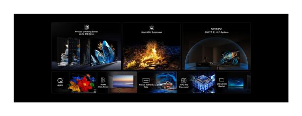 ELKO: 1460031 TCL 50C69K | 50” QD-Mini LED 4K Smart TV | Google TV | UHD