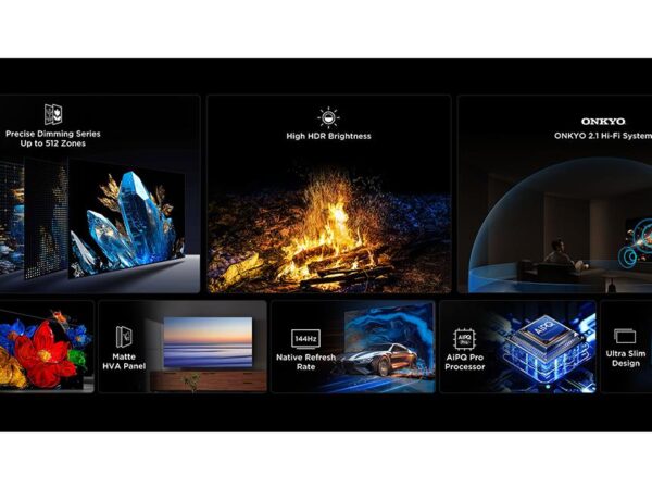 TCL 50C69K | 50” QD-Mini LED 4K Smart TV | Google TV | UHD