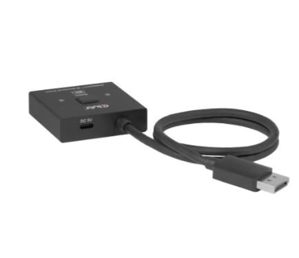 ELKO: 1460049 Club3D DisplayPort 2-in-1 Video Switch (CSV-1009)