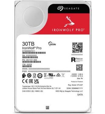 ELKO: 1460150 Seagate 30TB HDD 7200RPM SATA III 3.5” ST30000NT011