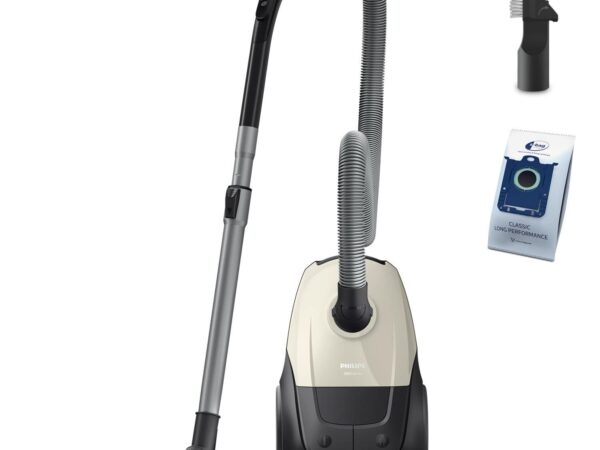 ELKO: 1460517 Vacuum Cleaner|PHILIPS|Input power 800 W|Dust capacity 3 L|Cylinder vacuum|Cleaning type Dry|Dust container Dust bag|Colour Black/Beige|XD1101/10