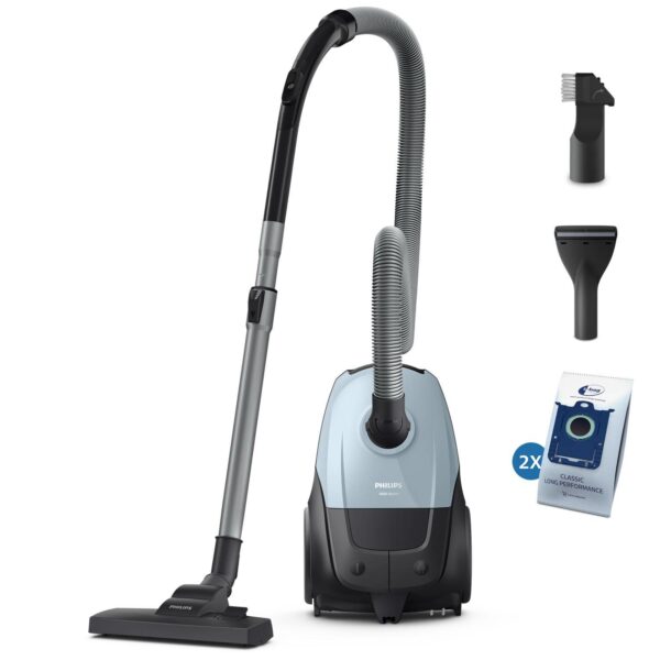 ELKO: 1460520 Vacuum Cleaner|PHILIPS|Input power 800 W|Dust capacity 3 L|Cylinder vacuum|Cleaning type Dry|Dust container Dust bag|Colour Blue|XD1142/10